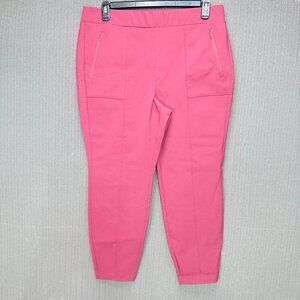 Lane Bryant Womens Size 16 Pink Ankle Pants Nylon/Spandex Stretch